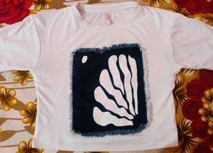 White Graphic Tee