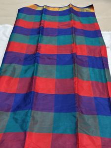 Checkered Cotton Saree