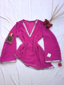 Y2k assymetrical Corset kurti 🩷