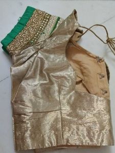 ETHNIC GREEN SAREE
