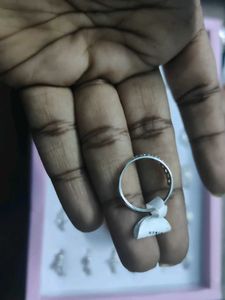 Sliver Plated Ring Pack Of 4