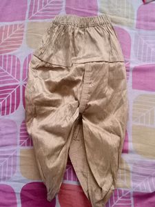 Pink &amp; Golder Kurta Set