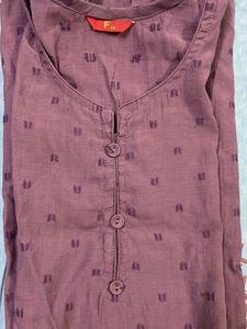 Casual Mauve Kurta