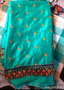 Beautiful Butties Work Saree🩵