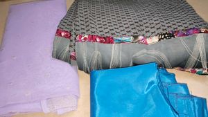 Lavender Saree