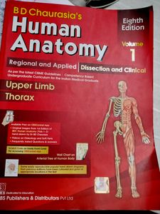BD Chaurasia&#39;s HUMAN ANATOMY Volumes (1,2,3,4)