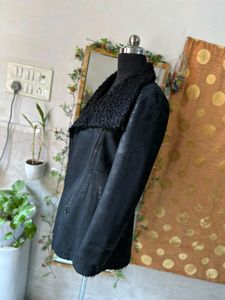 Suede Leather Soft Warm Jacket 🤩