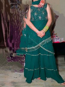 Emerald Green Indian Dress