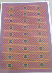 Chocolate Packing Sticker