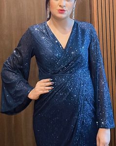 Kazo Women Maxi Blue Full Length Dress