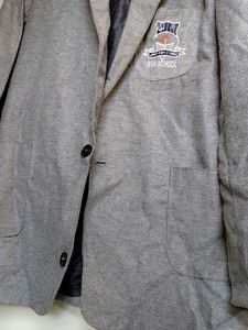 Gray School Blazer slightly used, Pant Combo