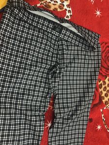 Checkered Casual Pants