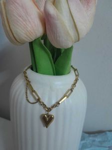 Heart Charm link bracelet