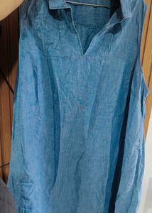 Denim Sleeveless Dress