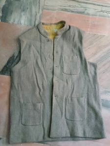 Men Half Woolen Jacket