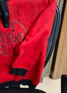 Red NYC Pullover