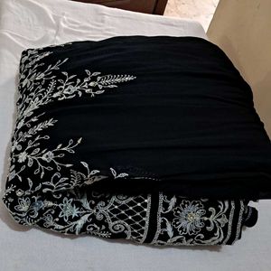 Elegant Black Ethnic Gown