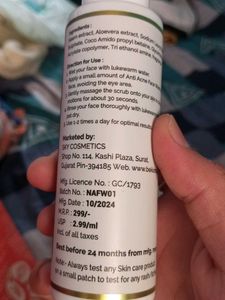 Kiona Anti Acne Face Wash