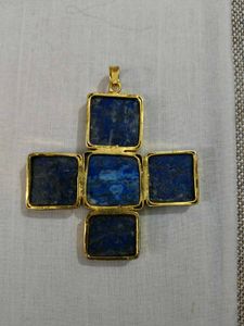 Lapis Lazuli Cross Pendant