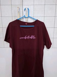 Comfortable Maroon T-shirt