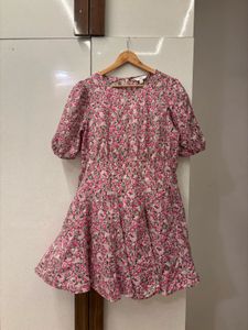 Floral Print Mini Dress