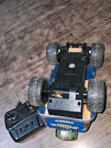 🆕 Vintage RC Truck - Blue &amp; Silver