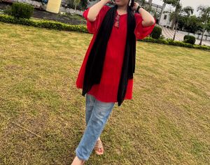 Red Tunic Top