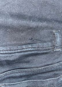Lace-Up High-Waisted Black Jeans