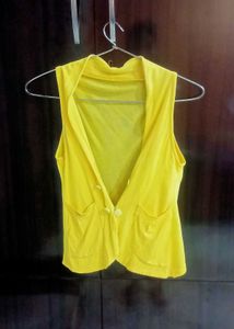 Yellow waist coat