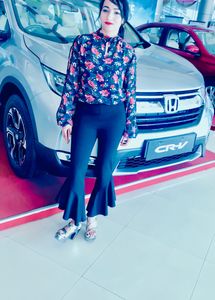 A Cute Korean Style Printed Top