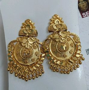 Earrings Shri Hari Gold Plated Jewellery