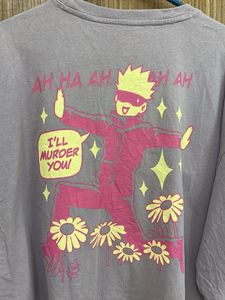 Gojo Anime Graphic Print Tee
