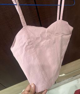 Baby Pink Crop Top 🌸