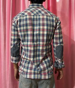 Plaid Button-Down Shirt