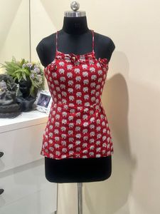 Elephant Print Tank Top