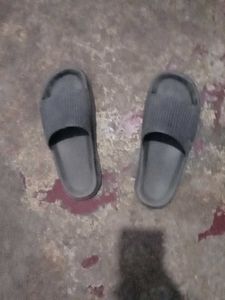 Grey Casual Slides