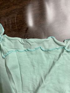 Seafoam Ruffle Shorts Combo Of 4