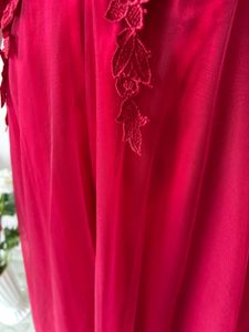 Luxury Red Lace Gown