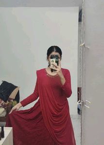 Elegant Maroon Kurta Set
