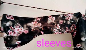 Floral Print Layered Gown