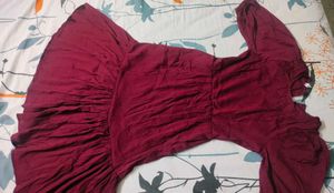 Maroon Dress