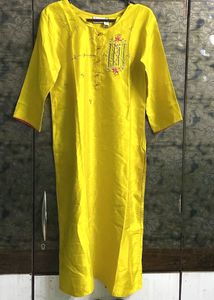 Elegant Yellow Kurta