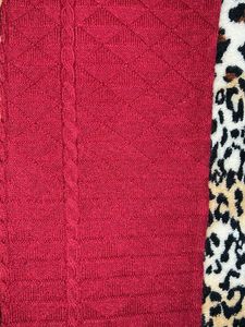 Maroon Woolen Leggings