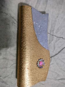 Beautiful Party wear Clutch with chain