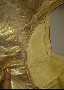 Gold Metallic Blouse