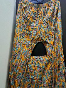 Embroidered Yellow Kurta