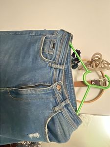 ripped women denim