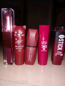 Combo Of 5 Lipstick