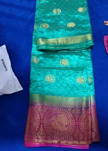 Elegant Green Silk Saree