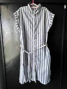 Cotton Button Up Dress
